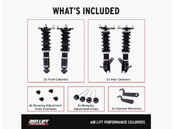 Air Lift Performance Coilover Kit (2015-25)