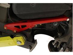BMR Suspension IRS Subframe Support Brace System - Red (15-23)