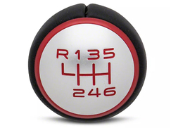 Hustle Performance GT350R Style Shift Knob - Red (15-23)