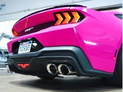 MP Concepts Dark Horse Style Rear Diffuser w/ Tips & Reverse LED Light (2024+ Mustang)