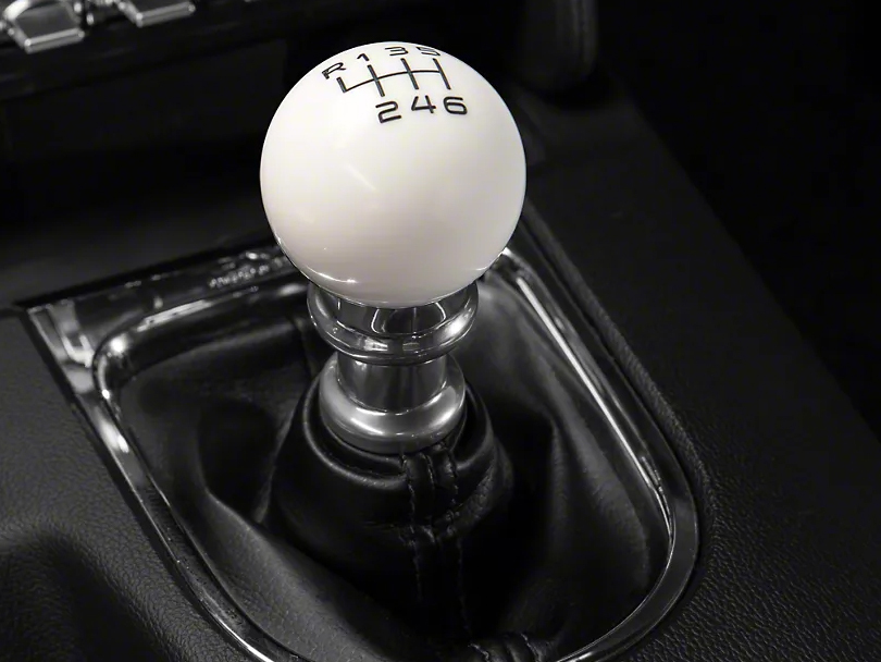 Hustle Performance 6 Speed Manual Shift Knob White (2015-23)