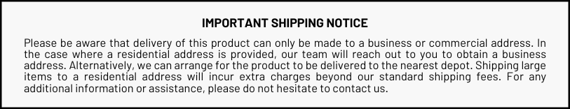 Large Freight Shipping Notice