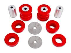 BMR Suspension Rear Cradle Bushing Kit - Red Polyurethane (15-24)