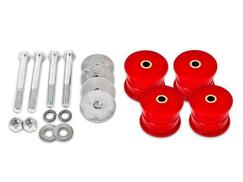 BMR Suspension IRS Differential Bushing Kit - Red Polyurethane (15-24)