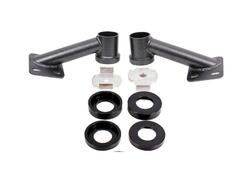 BMR Suspension IRS Cradle Bushing Lockout Kit - Hammertone (15-24)