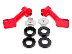 BMR Suspension IRS Cradle Bushing Lockout Kit - Red (15-24)