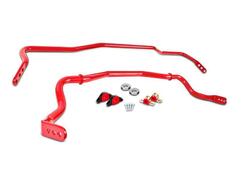 BMR Suspension Adjustable Front and Rear Sway Bars - Red (15-24)
