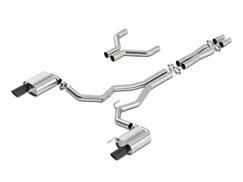 Borla S-Type 3 in. Cat-Back Exhaust - Black Tips (15-17 GT Fastback)
