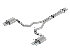 Borla S-Type Cat-Back Active Exhaust - Chrome Tips (18-23 GT Fastback)