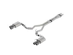 Borla S-Type Cat-Back Exhaust - Carbon Fiber Black Tips (18-23 GT Fastback)