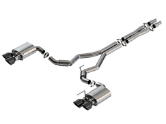 Borla S-Type Cat-Back Exhaust - Black Chrome Tips (2024-25 Dark Horse)