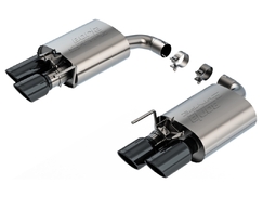 Borla S-Type Axle-Back Exhaust - Black Chrome Tips (2024-25 Mustang GT)