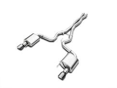 Corsa Sport Cat-Back Exhaust - Black Tips (15-17 GT Fastback)