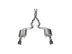 Corsa Sport Cat-Back Exhaust - Gunmetal Tips (15-17 GT Fastback)
