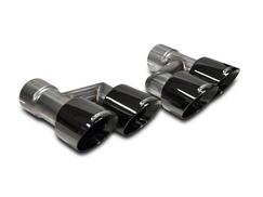 Corsa Pro Series Quad 4 inch Exhaust Tip Kit - Black (15-17 GT)
