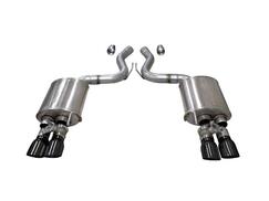 Corsa Sport Axle Back Exhaust - Black Tips (18-23 GT)