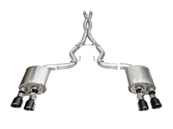 Corsa Performance Xtreme Cat-Back Exhaust - Black Tips (2024-25 Dark Horse)