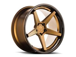 Ferrada FR3 Matte Bronze w/ Gloss Black Lip Wheel Kit - 20x9/20x10.5 (15-23)