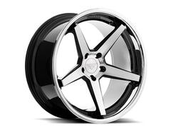 Ferrada FR3 Machine Black w/ Chrome Lip Wheel Kit - 20x9/20x10.5 (15-23)