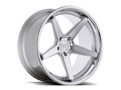 Ferrada FR3 Machine Silver w/ Chrome Lip Wheel Kit - 20x9/20x10.5 (15-23)