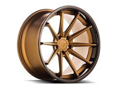 Ferrada FR4 Matte Bronze w/ Gloss Black Lip Wheel Kit - 20x9/20x10.5 (15-23)
