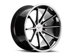 Ferrada FR4 Machine Black w/ Chrome Lip Wheel Kit - 20x9/20x10.5 (15-23)