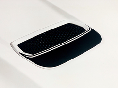 Hustle Performance Graphics Hood Vent Accent Decals - Matte Black (18-23)