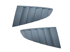 MP Concepts Quarter Window Louvers - Matte Black (15-23)