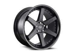 Niche Altair M192 Satin Black w/ Gloss Black Lip Wheel Kit - 20x9/20x10.5 (15-23)