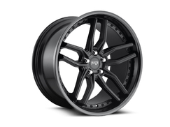 Niche Methos M194 Satin Black/Gloss Black Wheel Kit - 20x9/20x10.5 (15-23)
