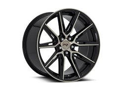 Niche Gemello M219 Gloss Black / Double Tint Machined Wheel Kit - 20x9/20x10.5 (15-23)