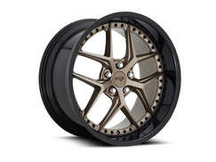 Niche Vice M227 Bronze w/ Gloss Black Lip Wheel Kit - 20x9/20x10.5 (15-23)