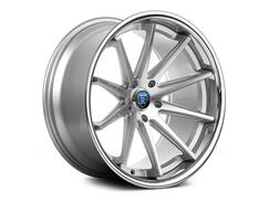 Rohana RC10 Machine Silver/Chrome Lip Wheel Kit - 20x9/20x10 (15-23)