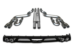 Solo Performance Mach XV Cat-Back Exhaust w/GT350 Style Rear Valance (15-17 GT)