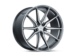 Vossen HF-3 Gloss Graphite Polished Wheel Kit - 20X9.5/20X10.5 (15-23)
