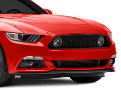 Winjet Renegade Upper Grille with Fog Lights & LED DRL (15-17)