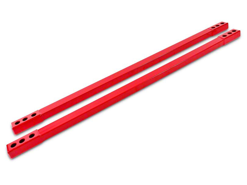 BMR Suspension Chassis Jacking Rails - Red (15-23)