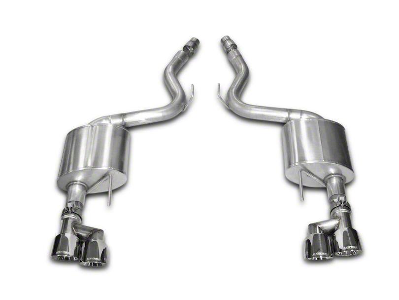 Corsa 3" Sport Axle Back Exhaust - Polished 4" Quad Tips (15-17 GT Fastback)