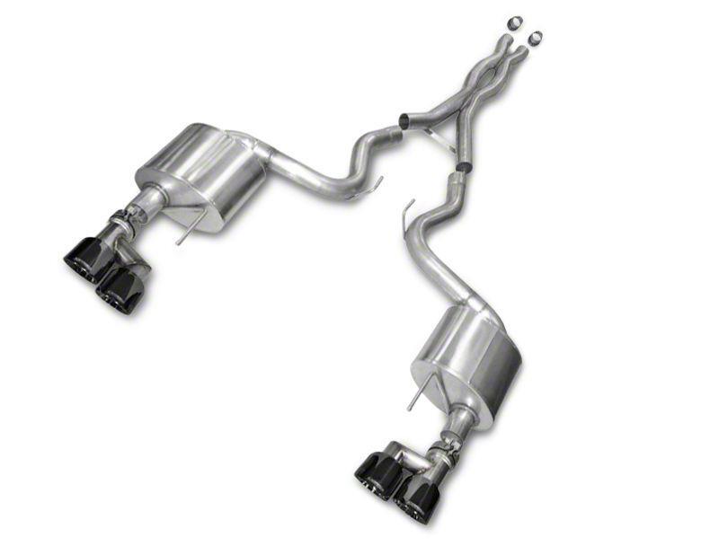 Corsa Xtreme 3 inch Cat-Back Exhaust - Black Quad Tips (15-17 GT Fastback)