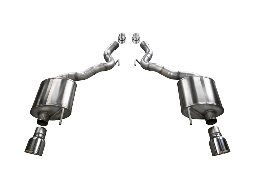 Corsa 2.75" Sport Axle Back Exhaust - Polished Tips (15-17 GT Convertible)