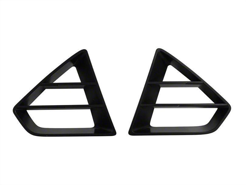 Drake Automotive Drake Upper Grille Vent Inserts - Satin Black (18-23)