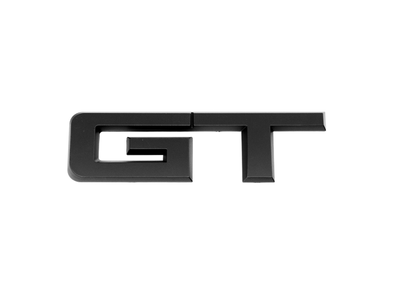 Matte Black Rear Mustang GT Emblem (15-23 GT)