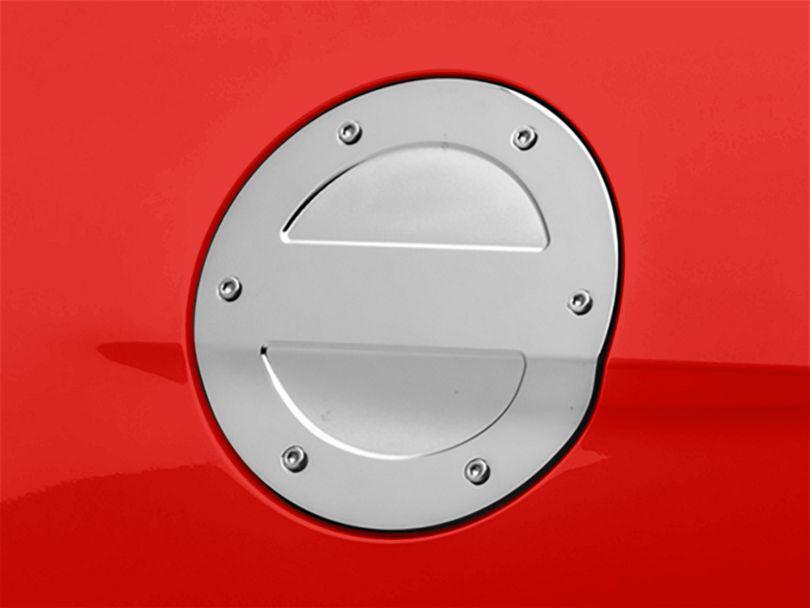 MMD Chrome Billet Aluminum Fuel Door (15-22)