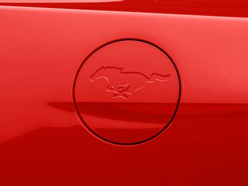 MMD Fuel Door w/ Running Pony Logo - Pre-Painted (15-23)