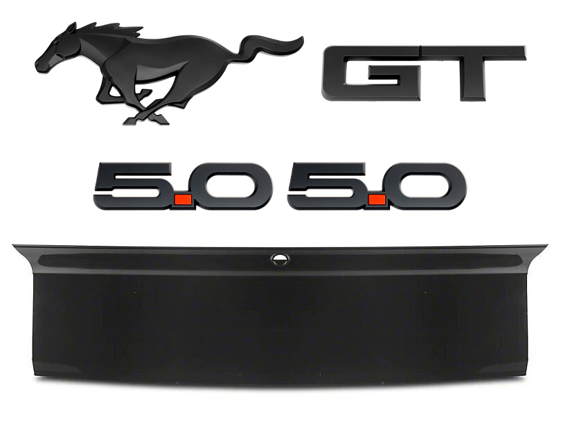 MP Concepts Replacement Decklid W/ Matte Black GT Emblem Kit (15-23 GT)