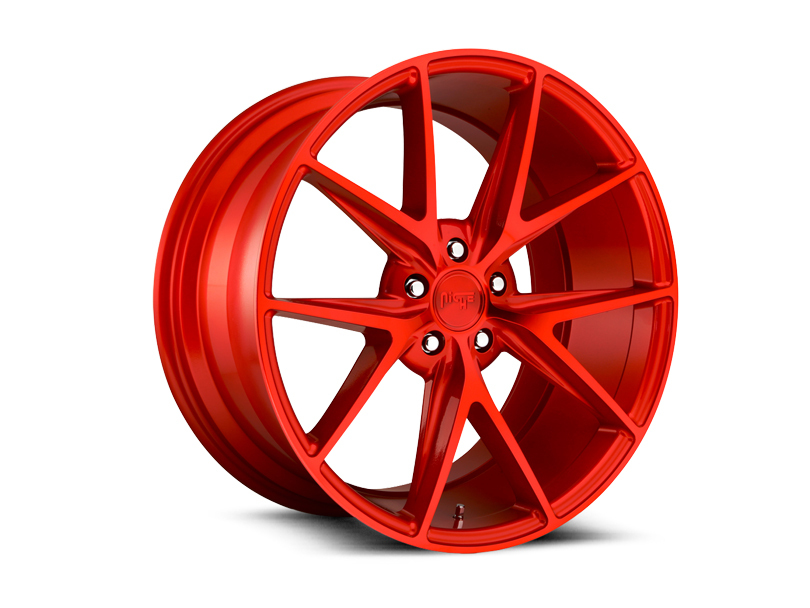 Niche Misano M186 Gloss Red Wheel Kit - 20x9/20x10 (15-22)