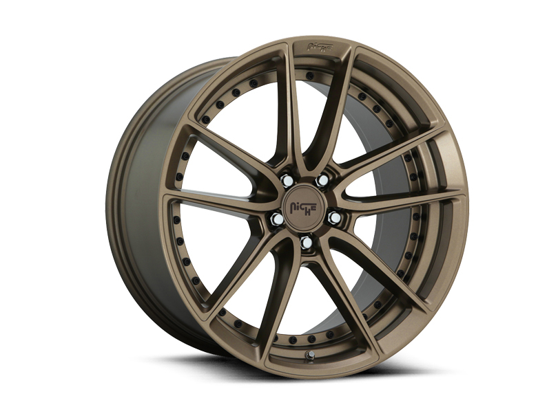 Niche DFS M222 Matte Bronze Wheel Kit - 20x9/20x10.5 (15-23)