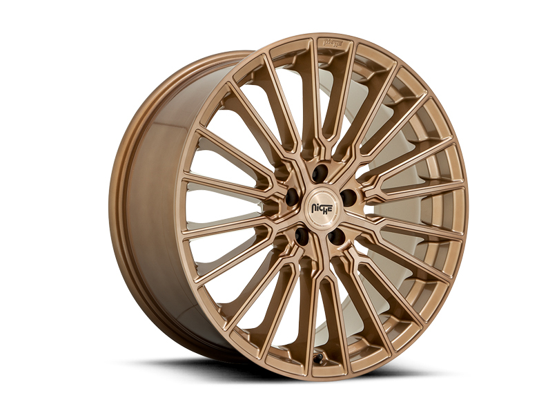 Niche Premio M264 Platinum Bronze w/ Brushed Bronze Tint Wheel Kit - 20x9/20x10.5 (15-23)