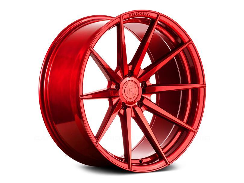 Rohana RFX1 Gloss Red Wheel Kit - 20x10/20x11 (15-23)