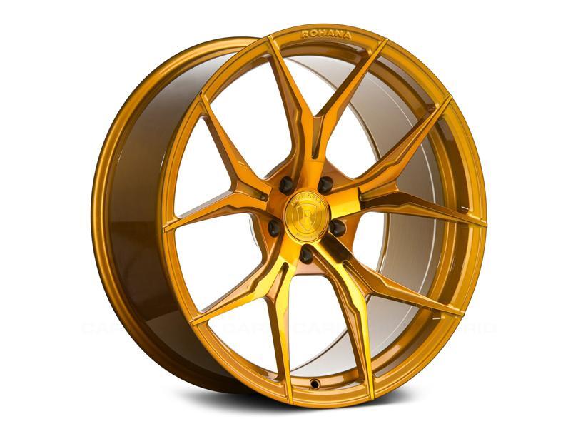 Rohana RFX5 Gloss Gold Wheel Kit - 20x10/20x11 (15-22)